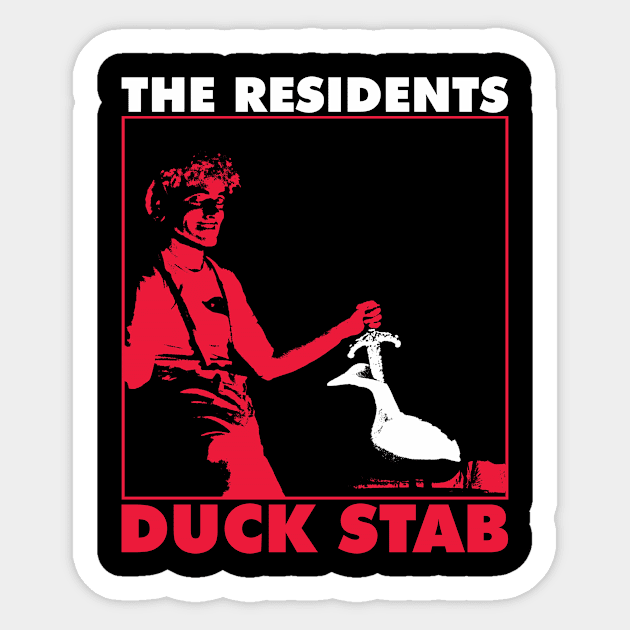 THE RESIDENTS BAND Sticker by Kurasaki